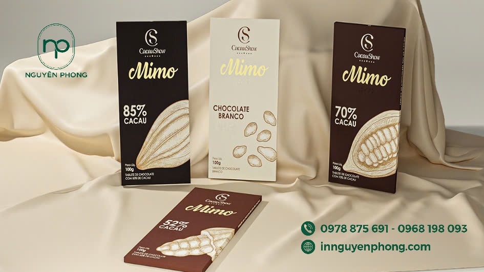 Hộp đựng socola dạng thanh mỏng